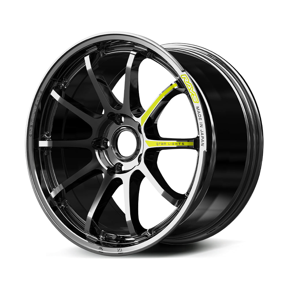 RAYS VOLK RACING 57NR LIMITED 19X9.5J +0 5X114.3 RAYS BLACK METAL COAT (RB) FOR  58519950095RB