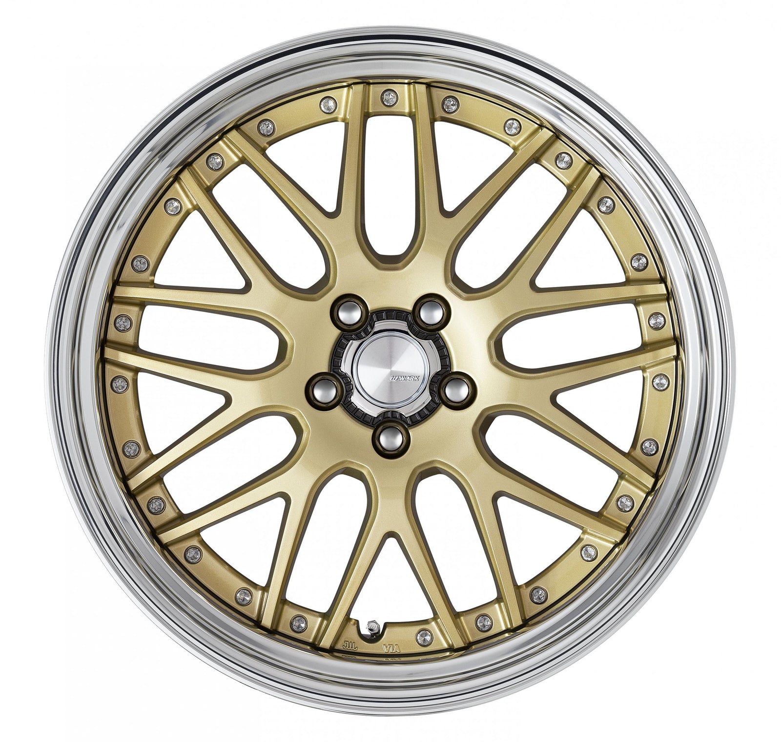 WORK LANVEC LM1 21X9 +35 5X114.3 GOLD LMG O-DISK WORK-00007