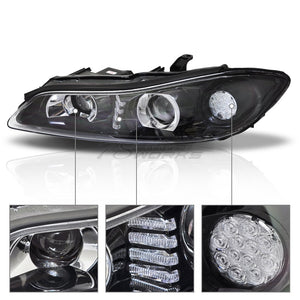 78WORKS HIGH-SPEC FULL LED HEADLIGHT V2 BLACK FOR NISSAN S15 SILVIA VERIATTA U011BK