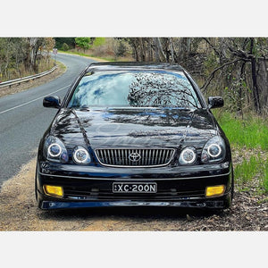 78WORKS LED SQUID RING HEADLIGHT V2 CHROME FOR TOYOTA 16 ARISTO JZS160 JZS161 L246CR