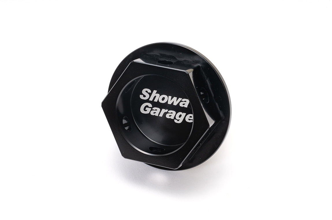 SHOWA GARAGE SGR ALUMINUM OIL FILLER CAP BLACK FOR JIMNY JB64 SIERRA JB74 NOMAD JC74 P00045