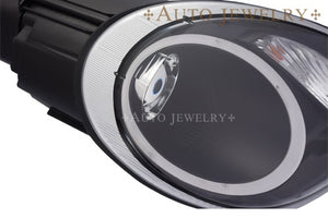 CRYSTAL EYE LED POSITION HEADLIGHT (FOR HID VEHICLES) BLACK AUTO JEWELRY FOR PORSCHE 987 BOXSTER CAYMAN ZENKI S211BK