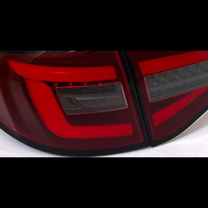 CRYSTAL EYE FIBER LED TAIL V2 WRX STI DARK RED TYPE FOR SUBARU IMPREZA GH GRB 5-DOOR J314DR
