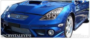 CRYSTAL EYE CCFL SQUID RING PROJECTOR HEADLIGHT V3 (BLACK) FOR TOYOTA CELICA ZZT230 231  J059BK