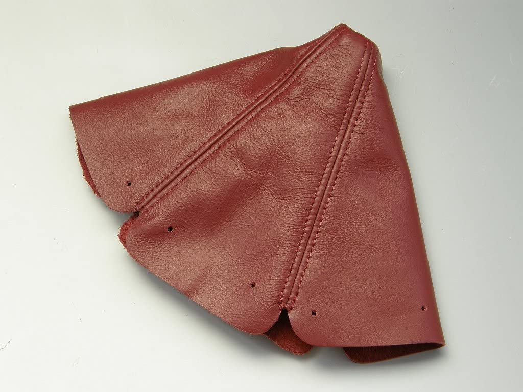 ZOOM ENGINEERING EUNOS NA ROASTER MANUAL CAR SHIFT BOOTS REAL LEATHER RED COLOR RED STITCH FOR MAZDA MX-5 MIATA 8116