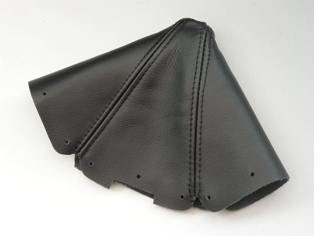 ZOOM ENGINEERING EUNOS NA ROASTER MANUAL CAR SHIFT BOOTS REAL LEATHER BLACK COLOR BLACK STITCH FOR MAZDA MX-5 MIATA 8114