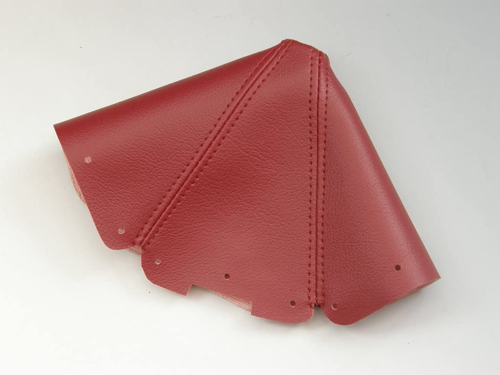 ZOOM ENGINEERING EUNOS NA ROASTER MANUAL CAR SHIFT BOOTS SYNTHETIC LEATHER RED COLOR RED STITCH FOR MAZDA MX-5 MIATA 8183