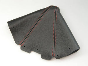 ZOOM ENGINEERING EUNOS NA ROASTER MANUAL CAR SHIFT BOOTS REAL LEATHER BLACK COLOR RED STITCH FOR MAZDA MX-5 MIATA 8195