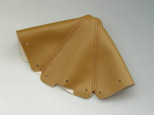 ZOOM ENGINEERING EUNOS NA ROASTER MANUAL CAR SHIFT BOOTS SYNTHETIC LEATHER NA TAN COLOR TAN STITCH FOR MAZDA MX-5 MIATA 8182