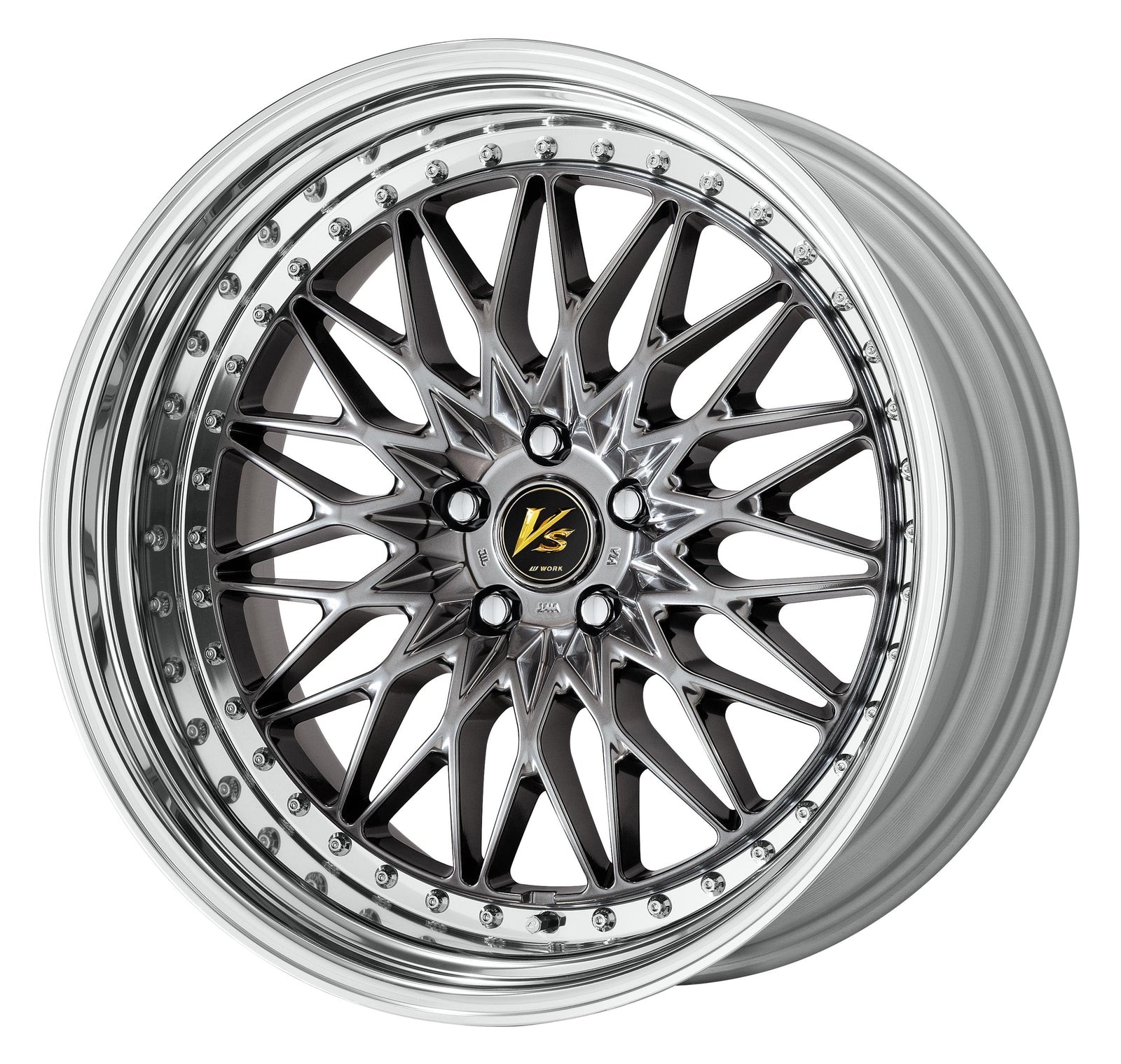 WORK VS XV 21X9.5 +34 5X114.3 A-DISK BRILLIANT SILVER BLACK BSB WORK-00002