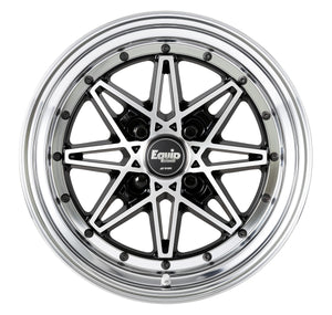 WORK EQUIP 03 STANDARD 15X8 4X100 35 BLACK CUT CLEAR BP WORK-00001