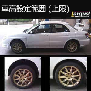 LARGUS SPEC S COILOVER KIT FOR SUBARU IMPREZA GDB (E MODEL AND LATER) 4WD 01011202001-QQ-1038