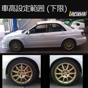 LARGUS SPEC S COILOVER KIT FOR SUBARU IMPREZA GDB (E MODEL AND LATER) 4WD 01011202001-QQ-1038