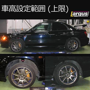 LARGUS SPEC S COILOVER KIT FOR SUBARU IMPREZA GDB (A-D TYPE) 4WD 01011202002-QQ-1037