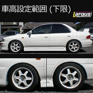 LARGUS SPEC S COILOVER KIT FOR SUBARU IMPREZA GC8 4WD 01011202010-QQ-1035