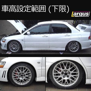 LARGUS SPEC S COILOVER KIT FOR MITSUBISHI LANCER EVOLUTION 7 CT9A 4WD 01011206001-QQ-1141