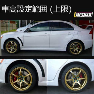 LARGUS SPEC S COILOVER KIT FOR MITSUBISHI LANCER EVOLUTION 10 CZ4A 4WD 01011206002-QQ-1145