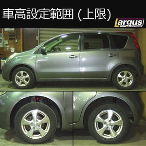 LARGUS SPEC S COILOVER KIT FOR NISSAN NOTE NE11 4WD 01011207010-QQ-752
