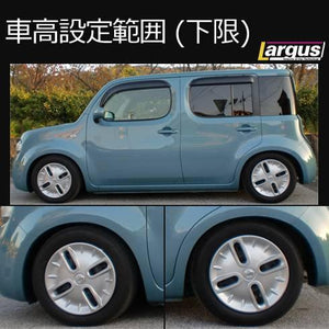 LARGUS SPEC S COILOVER KIT FOR NISSAN CUBE NZ12 4WD 01011207013-QQ-635