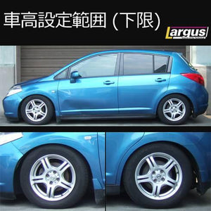 LARGUS SPEC S COILOVER KIT FOR NISSAN TIIDA NC11 4WD 01011207013-QQ-746