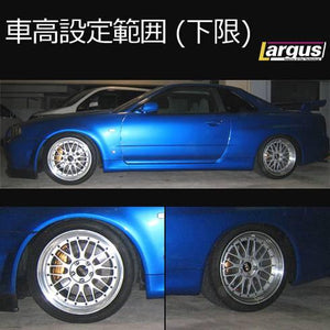 LARGUS SPEC S COILOVER KIT FOR NISSAN SKYLINE GT-R BNR34 4WD 01011207034-QQ-686