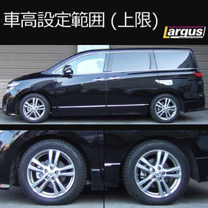 LARGUS SPEC S COILOVER KIT FOR NISSAN ELGRAND TE52 2WD 01011207038-QQ-621