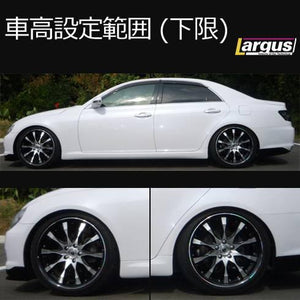 LARGUS SPEC S COILOVER KIT FOR TOYOTA MARK X GRX120 2WD 01011209011-QQ-528