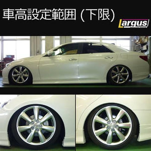 LARGUS SPEC S COILOVER KIT FOR TOYOTA MARK X GRX133 2WD 01011209011-QQ-532