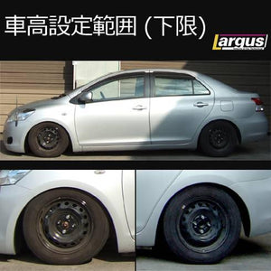LARGUS SPEC S COILOVER KIT FOR TOYOTA BELTA KSP92 2WD 01011209012-QQ-427