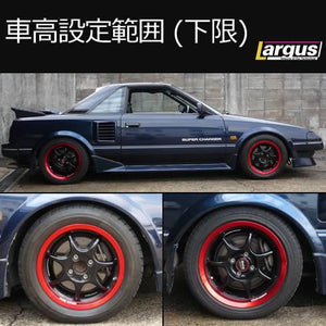 LARGUS SPEC S COILOVER KIT FOR TOYOTA MR2 AW11 LATE MODEL 2WD 01011209014-QQ-18