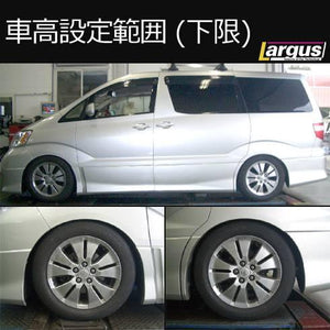 LARGUS SPEC S COILOVER KIT FOR TOYOTA ALPHARD MNH15W 4WD 01011209015-QQ-80