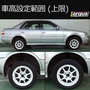 LARGUS SPEC S COILOVER KIT FOR TOYOTA COROLLA GT AE111 2WD 01011209020-QQ-565