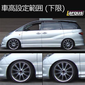 LARGUS SPEC S COILOVER KIT FOR TOYOTA ESTIMA MCR40W 4WD 01011209015-QQ-157