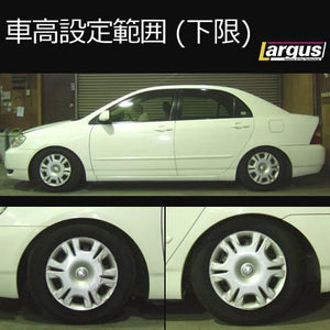 LARGUS SPEC S COILOVER KIT FOR TOYOTA COROLLA CE121 2WD 01011209046-QQ-207
