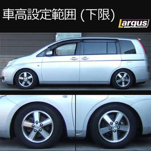 LARGUS SPEC S COILOVER KIT FOR TOYOTA ISIS ANM15W 4WD 01011209048-QQ-47