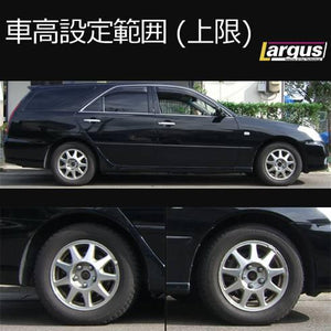 LARGUS SPEC S COILOVER KIT FOR TOYOTA MARK II BLIT GX115W 4WD 01011209057-QQ-527