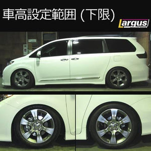 LARGUS SPEC S COILOVER KIT FOR TOYOTA SIENNA GSL30L 2WD 01011209091-QQ-286