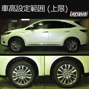 LARGUS SPEC S COILOVER KIT FOR TOYOTA HARRIER HYBRID AVU65W 4WD 01011209096-QQ-381