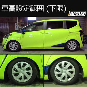 LARGUS SPEC S COILOVER KIT FOR TOYOTA SIENTA NHP170G 2WD 01011209101-QQ-289