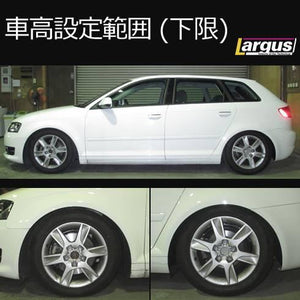 LARGUS SPEC S IMPORT COILOVER KIT FOR AUDI A3 8P 2WD 01011222002-QQ-1318