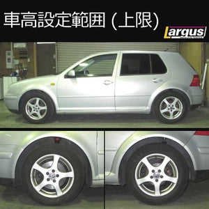 LARGUS SPEC S IMPORT COILOVER KIT FOR VOLKSWAGEN GOLF4 1J 2WD 01011242002-QQ-1345