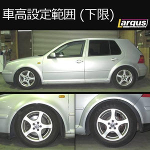 LARGUS SPEC S IMPORT COILOVER KIT FOR VOLKSWAGEN GOLF4 1J 2WD 01011242002-QQ-1345