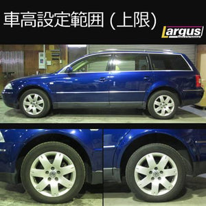 LARGUS SPEC S IMPORT COILOVER KIT FOR VOLKSWAGEN PASSAT VARIANT 3B 4WD 01011242010-QQ-1360