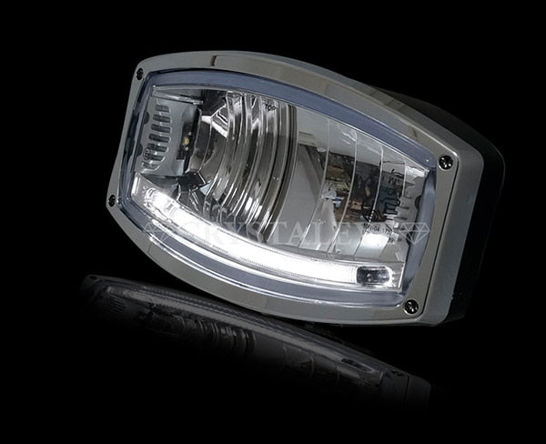 CRYSTAL EYE 12V 24V LED DRIVING LIGHT, STANDARD TYPE, BARREL-SHAPED BAR LIGHT, SPOT LIGHT, FOG LAMP FOR TRUCKS HEAVY MACHINERY TRACTORS SHIPS G005FG