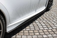 LEMS DRY CARBON SIDE SPLITTER SET (LEFT AND RIGHT) CLEAR PAINT FOR LEXUS GSF L638-2