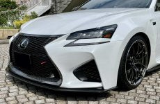 LEMS DRY CARBON FRONT SPOILER VERSION2 UNPAINTED FOR LEXUS GSF L637-1