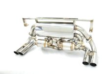 KREISSIEG F1 SOUND VALVETRONIC EXHAUST SYSTEM STAINLESS STEEL FLOATING CURL TAIL SANDBLASTED KSG LOGO MARK FOR FERRARI TESTAROSSA FERRARI 512TR FERRARI 512M F512-01-STAINLESS-TESTAROSSA-TR-M