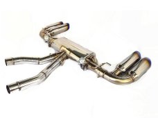 KREISSIEG CAT-BACK F1 SOUND VALVETRONIC EXHAUST SYSTEM STAINLESS STEEL FLOATING CURL TAIL SANDBLASTED KSG LOGO MARK TURBO MODEL FOR PORSCHE 958 CAYENNE TURBO  958-01-STAINLESS-TURBO