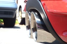 KREISSIEG FIRST CAT-BACK F1 SOUND VALVETRONIC EXHAUST SYSTEM STAINLESS STEEL BILLET FLOATING CURL TAIL SANDBLASTED KSG LOGO MARK FOR PORSCHE 981 BOXTER 2.7  P981BX-01-STAINLESSBILLET