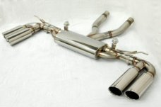 KREISSIEG CAT-BACK F1 SOUND VALVETRONIC EXHAUST SYSTEM TITANIUM FLOATING CURL TAIL SANDBLASTED KSG LOGO MARK TURBO MODEL FOR PORSCHE 955 CAYENNE TURBO  PCAYS-01-TITANIUM-TURBO